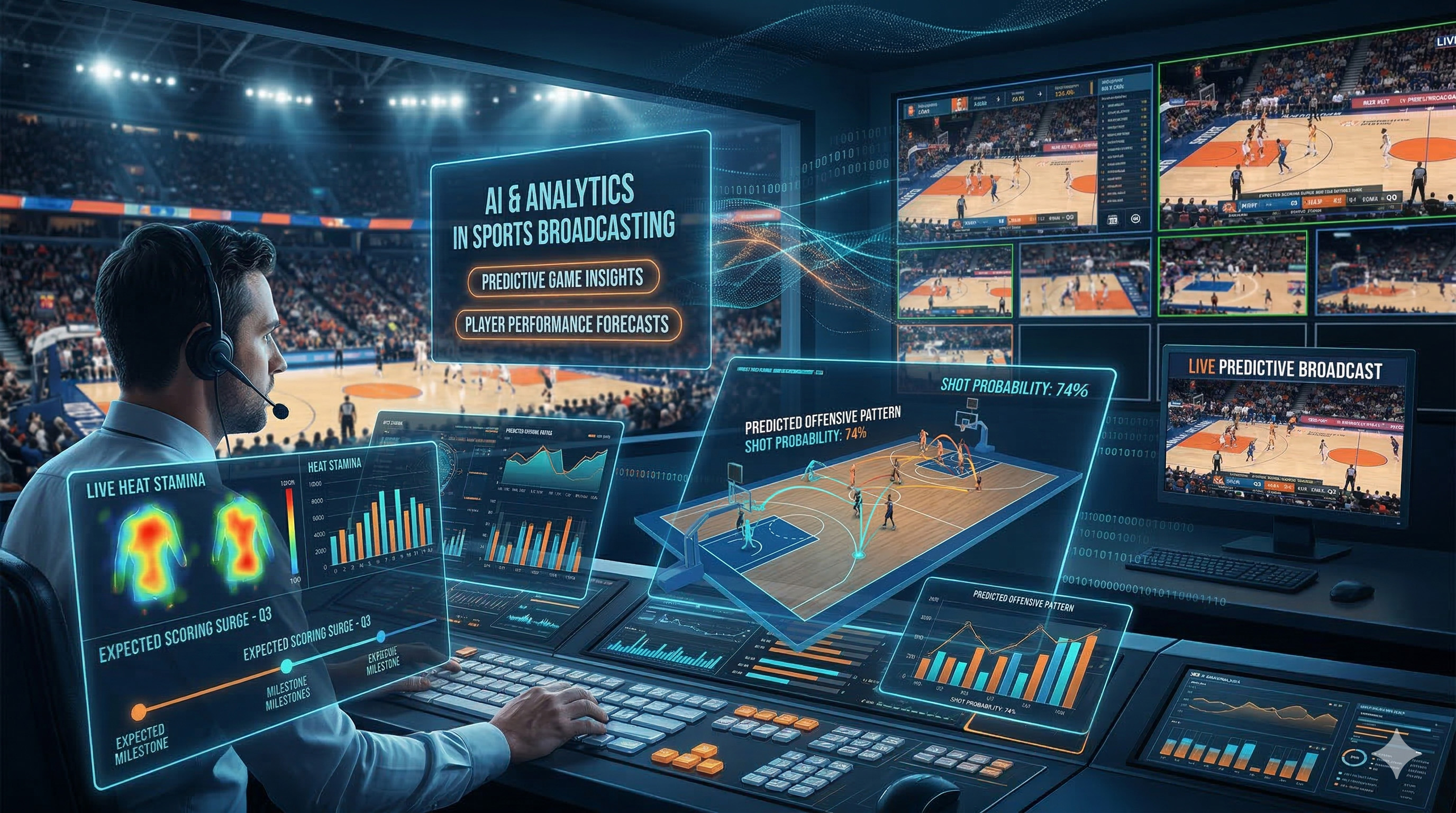 AI and Predictive Analytics in Sports Broadcasting